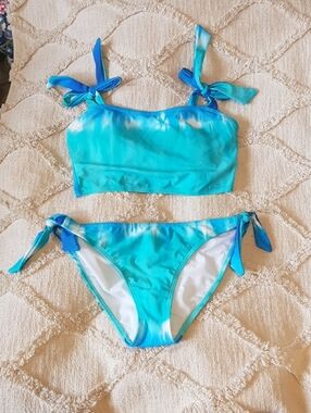George Bright Blue Junior Bikini Set